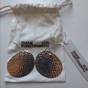 DVF silver earrings